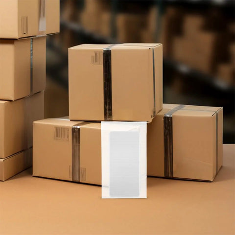 100 Pack White EPE Foam Pouches For Shipping Cushioning And Shockproof Packaging, Lightweight Foam Bags in warehouse setting