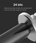 Close-up of precision bit from Magnetic Driver Bit Set Do It All With 24 S2 Steel Precision Bits For Electronics Repair And DIY Projects