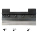 6 Inch Magnetic Vise Mount Metal Brake Bender with 3 removable fingers, sized 1, 2, and 3 inches for DIY metalworking and fabrication.