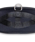Top view of Memory Foam Dressage Girth with shock-absorbing comfort, anatomic contour, nylon webbing, elastic inserts, steel roller buckles, 26 inch.