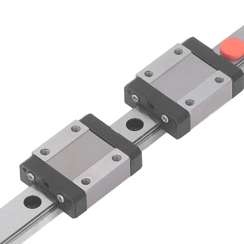 MGN12C Linear Guide Rail Kit With 2 Sliding Blocks For 3D Printers And CNC Machines Heavy Duty Stainless Steel Motion Guide 2.84kN Dynamic Load 100mm Rail Length Smooth Precision Linear Bearings For Pros And DIYers, 100 mm rail with two blocks
