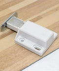 Magnetic Push Latch Cabinet Hardware with Push To Open Touch Lock for easy access, stealth magnetic release, metal construction