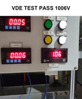 Heavy Duty Pro Grade 11 Piece VDE Insulated Screwdriver Set 1000V test passed display at 1006V reading.