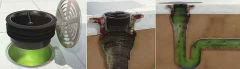 Waterless Trap Seal For 1.5 Inch Drains, Protect Pipes 37 To 45 Mm, Easy 2 To 4 Inch Recess Install, Odor And Pest Barrier.