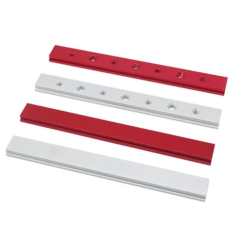 Aluminum T Slot Track Sliding Nut For Jigs And Fasteners Easy Install Anti Rust Nut For Woodworking Projects in red and silver