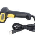 USB Wired Barcode Scanner Handheld Reader 1D 2D Fast Accurate Scanning With 640x480 CMOS Image Sensor Plug And Play