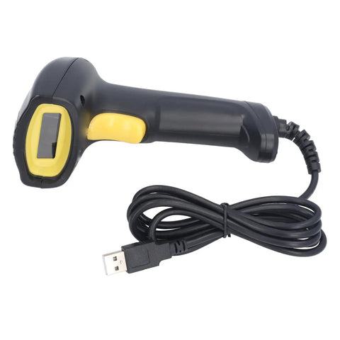 USB Wired Barcode Scanner Handheld Reader 1D 2D Fast Accurate Scanning With 640x480 CMOS Image Sensor Plug And Play