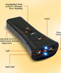 Ultrasonic Bark Deterrent For Dogs And Puppies 3 In 1 Training Tool With LED Warning Light And Ultra Bright Flashlight device image