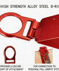 Built Tough Roof Anchors For Fall Protection Dead Easy Screw Installation Heavy Duty Alloy Steel D Rings close-up view.