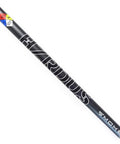 Hzrdus Smoke Black 60G Driver Shaft Stiff Flex 6.0 With TaylorMade Adapter And Standard Length Tip Cut Drop In Ready with logo detail