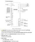 Wiring diagram for Single Phase VFD Drive For 220 To 240V Motors 1/2 HP 0.4 KW Variable Frequency Controller With 0 To 500 Hz Output And 47 To 63 Hz Input