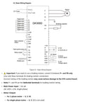Wiring diagram for 25Hp Single Phase To Three Phase VFD Drive, includes braking resistor and power input instructions.