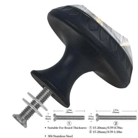 Snag These Slick Black And Gold Glass Drawer Knobs Modern Dresser Handles Cabinet Pulls For Kitchens Wardrobes And Furniture Cabinetry To Flex Your Best Setup Today.