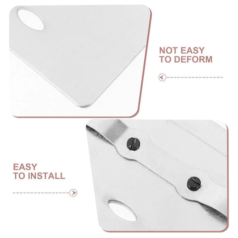 Pro Grade Heavy Duty Steel Industrial Sewing Machine Slide Plates Bobbin Cover Replacement For Flatbed Computerized Machines Spare Parts For Garment Factories And Bulk Textile Work, steel plate close-up