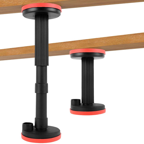 2 Pack Cabinet Jacks For Installing Cabinets Height Adjustable Support Pole Stable Third Hand Support System visible under cabinet