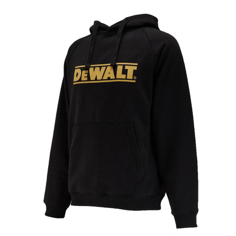 Men's Carrier Hoodie Black Pullover Sweatshirt With Front Pockets, Durable PolyCotton Blend, Ribbed Hem And Cuffs For A Secure Fit