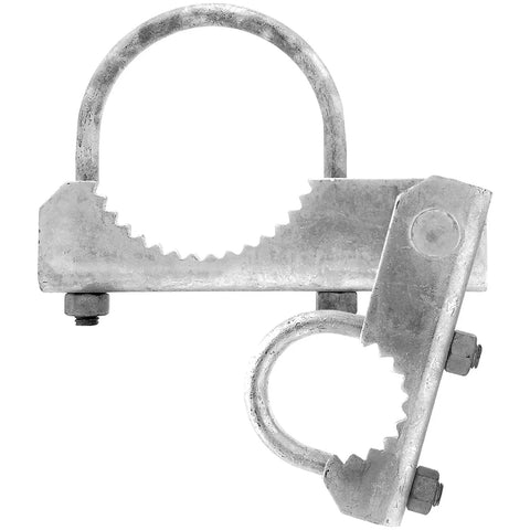 Heavy Duty 180 Degree Gate Hinge For Chain Link Fence Fits 2 Seven Eighths Inch Gate Posts And One And Five Eighths Inch To One Seven Eighths Inch Gate Frames Includes U Bolts And Two Hinges For Commercial Use