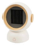Tiny But Mighty Ceramic Space Heater With 1200W Quick Heat Two Modes Ultra Quiet Personal Heater For Home Office Or Bedroom Under Desk Keeps A Cozy 300 Sq Ft Warmth White, front view