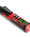 Red Non Contact Voltage Tester Pen With LCD Display Dual Range 12V And 70V-1000V CAT IV 1000V Safety Rating Electricians Tool