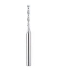 Extra Long CNC Spiral Router Bit Up Cut 1/8 Inch Cutting Diameter 1/4 Inch Shank 3 Inch Total Length HRC55 Solid Carbide End Mill