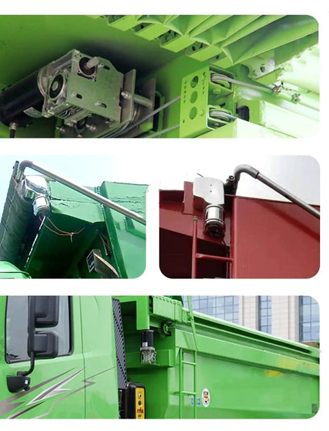24V DC Worm Gear Motor 52 RPM Reversible Beefy High Torque Electric Gearbox Reduction With Left Threaded Shaft GW70105 inside truck mechanism