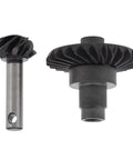 Beefed Up Overdrive Diff Gear Set 8T-24T for Axial SCX10 II III PRO AR44 AR45 Axles, showing CNC machined steel gears in close-up view