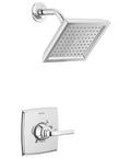 Geist 14 Series Chrome Shower Faucet Set With Powerful Full Spray Head And Valve Trim Kit Universal Valve Compatible Easy Install