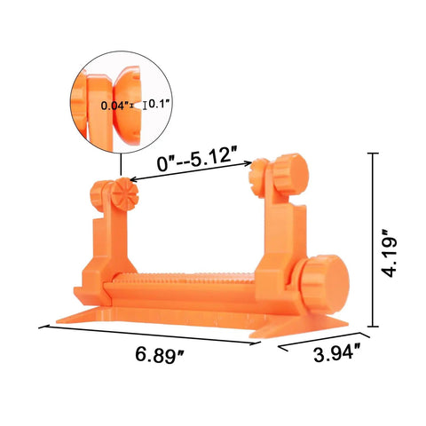 Orange Omnifixo style soldering holding stand with measurements, Soldering Helping Hands Kit With Adjustable Third Hand Clamp For PCB Work