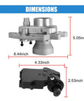 Direct Fit Front 4X4 Differential Axle Actuator Disconnect Housing Replacement For Chevy Trailblazer Envoy Bravada Ascender 9To7X 2002 2009 Includes Shaft Bearing Assembly 12471623 600115, 8.44in dimensions