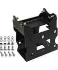 Heavy Duty ATV Winch Mount for Sport ATVs With 2000 to 3600 Lb Winch Capacity, mounting plate with bolts and washers