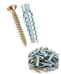 Heavy Duty Stainless Steel Four-Sided Serrated Wall Anchors M6 Set 50 Pieces For Thick Walls Expansion Screws With Reliable Grip And Anti Loosening Fit Ideal For Medium-Duty Mounts And Light Commercial Use. stainless steel wall anchors and screws set