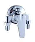 Modern Universal Ch Shower Mixer Faucet Deck Mount Hot & Cold Water Sink T & Shower Fixtures for ContemporaBathrooms and Kitchens - chrome finish
