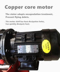 Built Different Heavy Duty Electric Pipe Tubing Cutter With Smooth Operator Hydraulic Pipeline Cutting Machine showing copper core motor with heat dissipation holes.