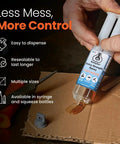 Hand dispensing Extra Strength Epoxy Kit With 20-Minute Work Life, Waterproof 2-Part Resin for versatile bonding projects.