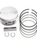 Performance Piston Kit Replacement Fits 2001 2008 Yamaha Rhino Raptor Grizzly 660 YFM660R YFM660F Engine Stock Gray Component with rings
