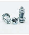 Heavy Duty Hollow Wall Anchors Set With Expansion Screws Nuts M4 M5 M6 200 Piece DIY Friendly Rivet Nut Kit For Drywall And Masonry, metal wall anchor close-up