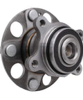 New Rear Wheel Hub Bearing Assembly For 2006 To 2011 Honda Civic LX GX DX With Encoder ABS Direct Fit Replacement OEM Equivalent Quality Durable Hub Assembly For Quiet Ride And Easy Install, close-up view