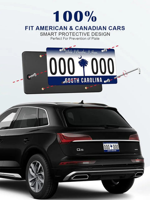 Audi Beefy Rear License Plate Bracket And Holder For Q3 Q4 E Tron Q4 Sportback E Tron Q5 Q5 Plug In Hybrid Q5 Sportback SQ5 SQ5 Sportback Q6