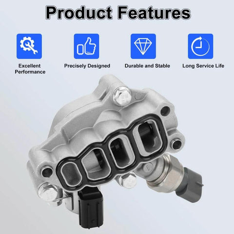 Honda VTEC Timing Solenoid Replacement Kit With Gasket, Plug-And-Play Intake And Exhaust VVT Solenoid For 918-078 15810-RKB-J01, product features