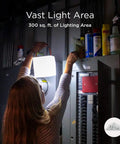 Two In One Solar Camping Lantern And Phone Charger For Trail Ready Outdoor Adventures illuminating a large room, 300 lumens brightness.