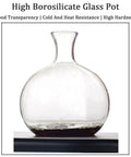 Premium Pine Wood And Glass Cold Brew Drip Coffee Maker 1000ml Slow Ice Tower System For Kitchen Or Office with borosilicate glass pot.