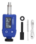 Heavy Duty Portable Digital Hardness Tester Featuring A Tungsten Carbide Impact Anvil And Built In Alloy Library For Quick Draw Testing and accessories.