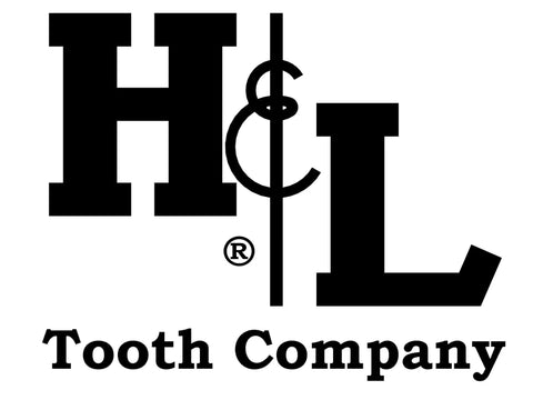 H&L Tooth Company logo in black text on a white background