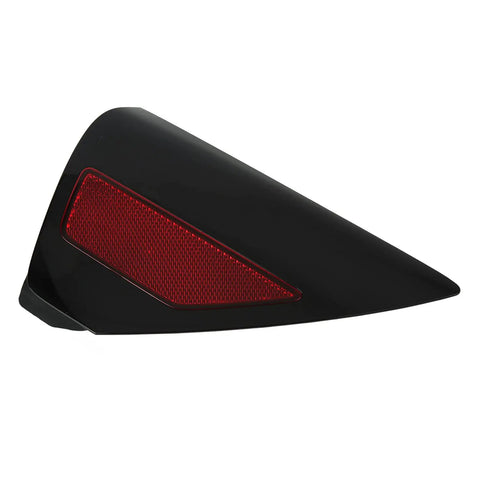 Right Quarter Panel Reflector Port Cover And Rear Motor Lid Door Replacement Fits 2020 2022 Electric Charging Port side view with red reflector.