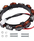 High Output Dual Circuit Alternator With Voltage Regulator For Lawn Mowers And Garden Tractors Replaces 592831 845907 696459 set including copper windings and core unit
