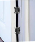 Adjustable Damping Hinge Set For Kitchen Cabinets And Wooden Doors With Quiet Soft Close 10 Pack Mini Hinge Locks installed on door