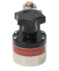 Top Tier Magnetic Welding Ground Clamp With Heavy Duty Double Layer Insulation And Secure On Off Switch for stable conduction, showing details of clamp design.