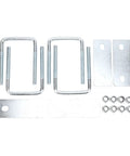 Heavy Duty Galvanized Leaf Spring Clamps For Trucks And Boats Fit 3 Inch Wide Springs Secure Rails Up To Square U Bracket Kit Easy Install, hardware set