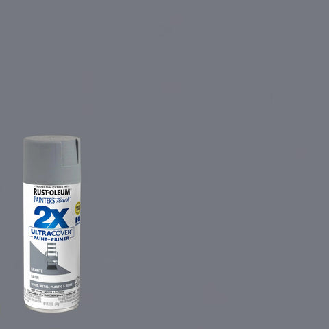 2X Ultra Cover Satin Granite Spray Paint For Interior And Exterior Surfaces That Sticks To Wood Plastic Metal Masonry And Ceramic