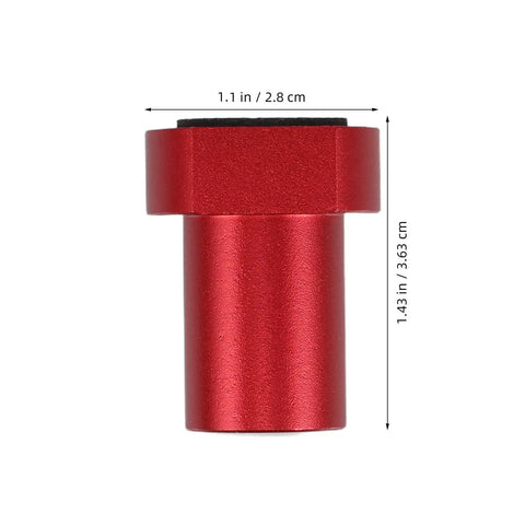 Red aluminum part of Eight Piece Aluminum Alloy Non Slip Limit Cards With Quick Release Design For Woodworking Tables And Workbenches